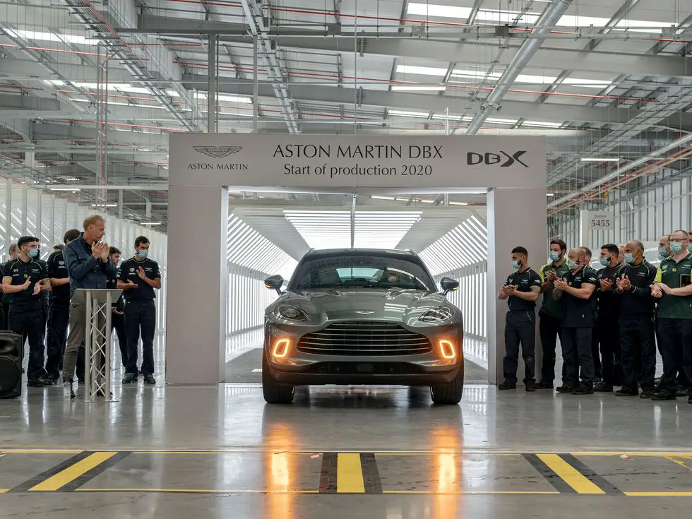 Aston Martin DBX production