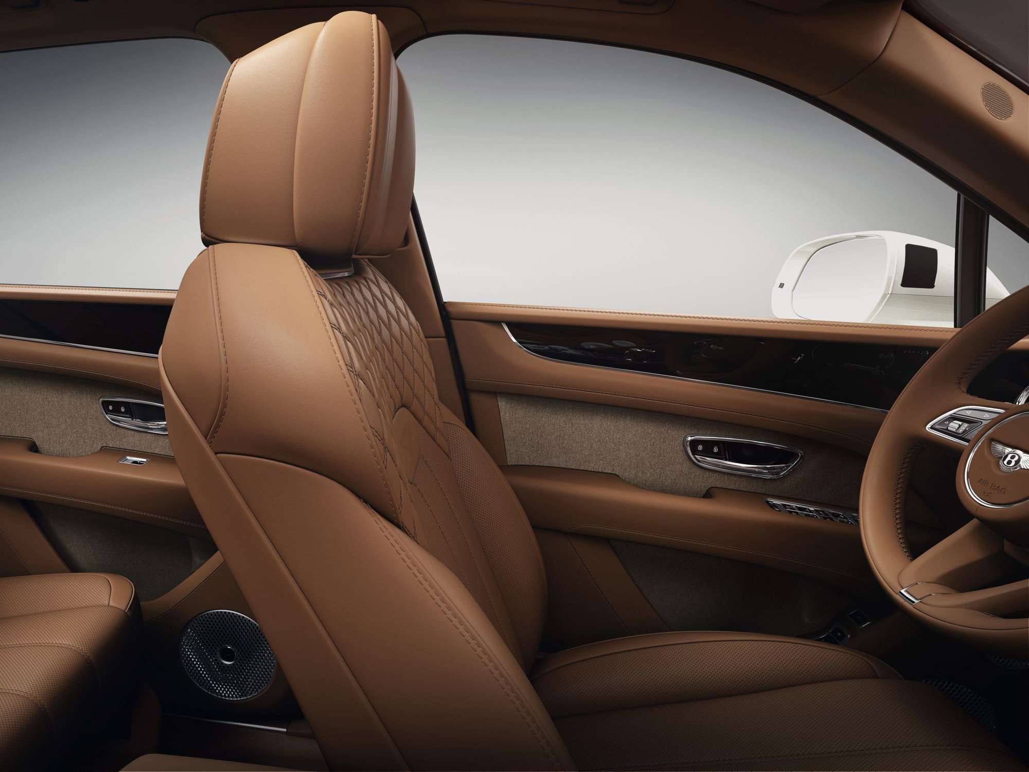 Bentley tweed interior