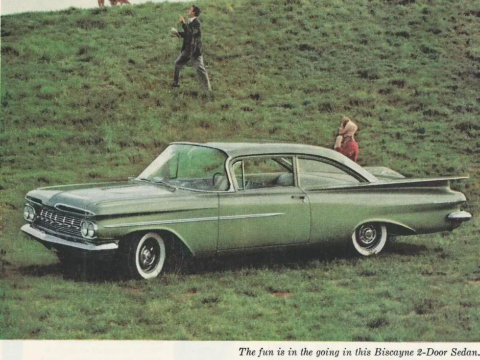 1959 Chevrolet Biscayne Ad