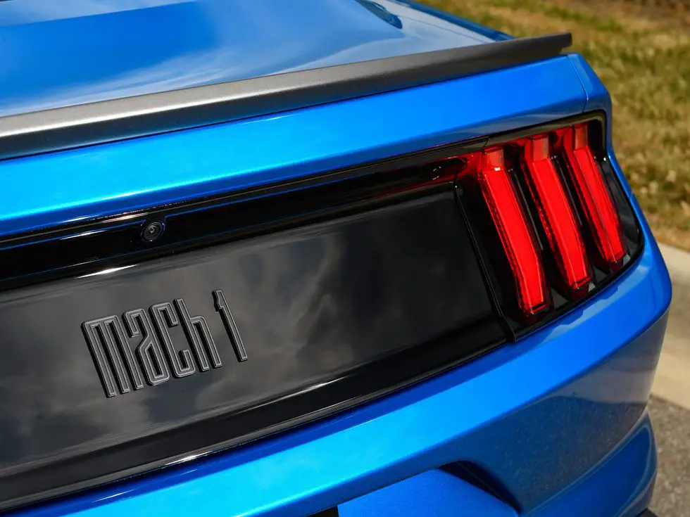 2021 Ford Mustang Mach 1 logo back rear