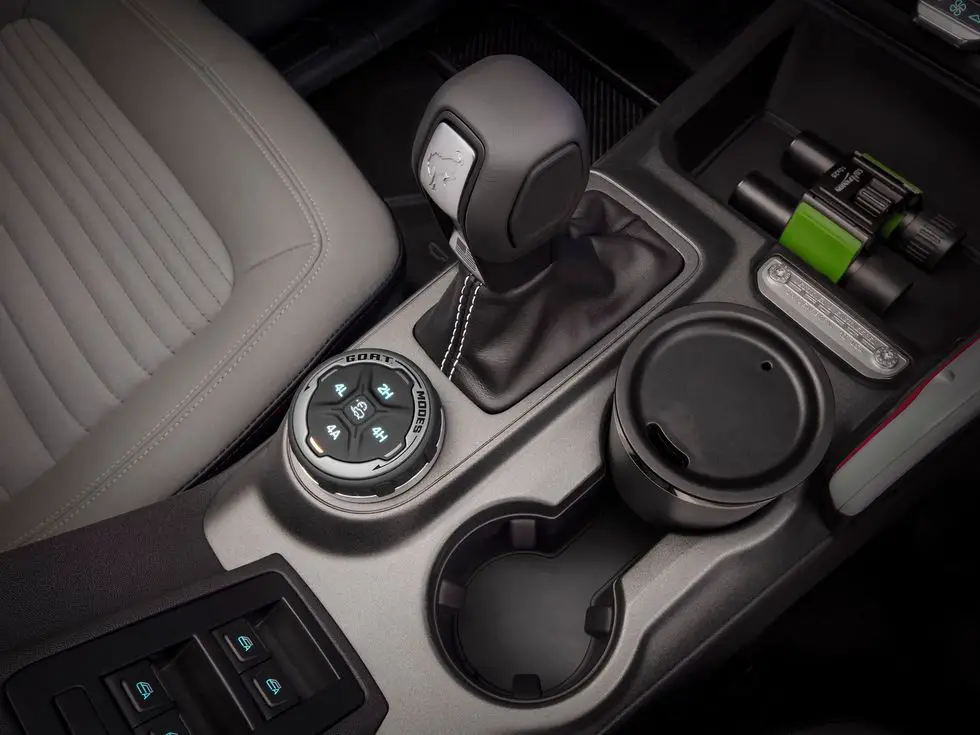 2021 Ford Bronco interior GOAT Modes