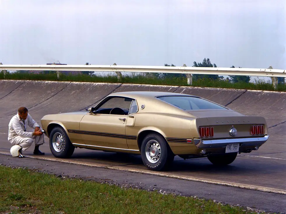 Ford Mustang Mach 1 Testing 1969