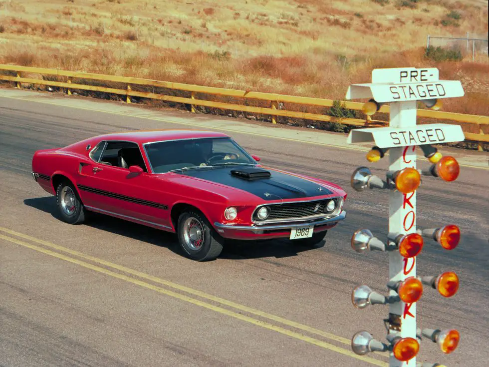 Ford Mustang Mach 1 Testing 1969