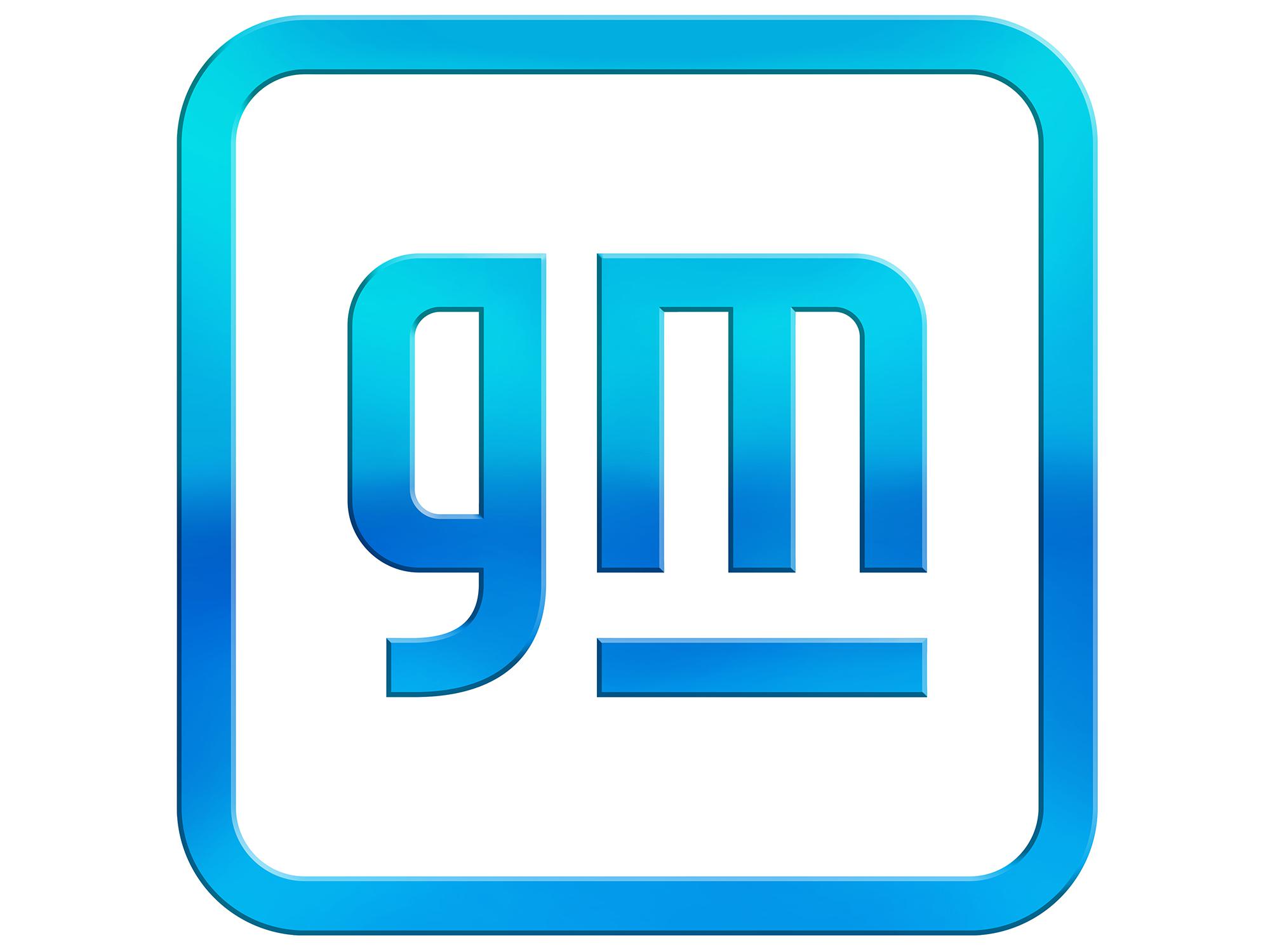 General Motors blue square new logo 2021