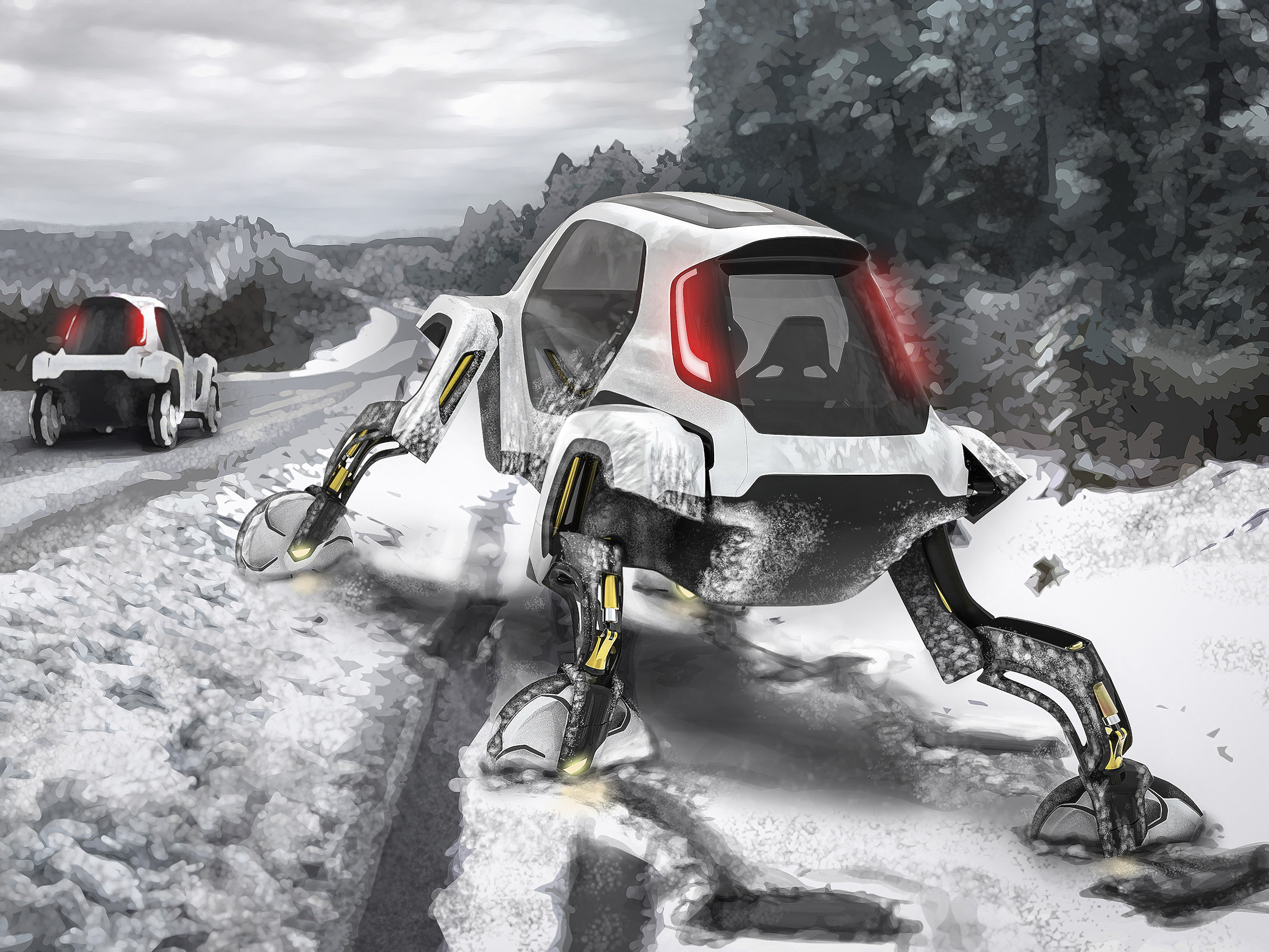 Hyundai 'Elevate' Walking Car Concept