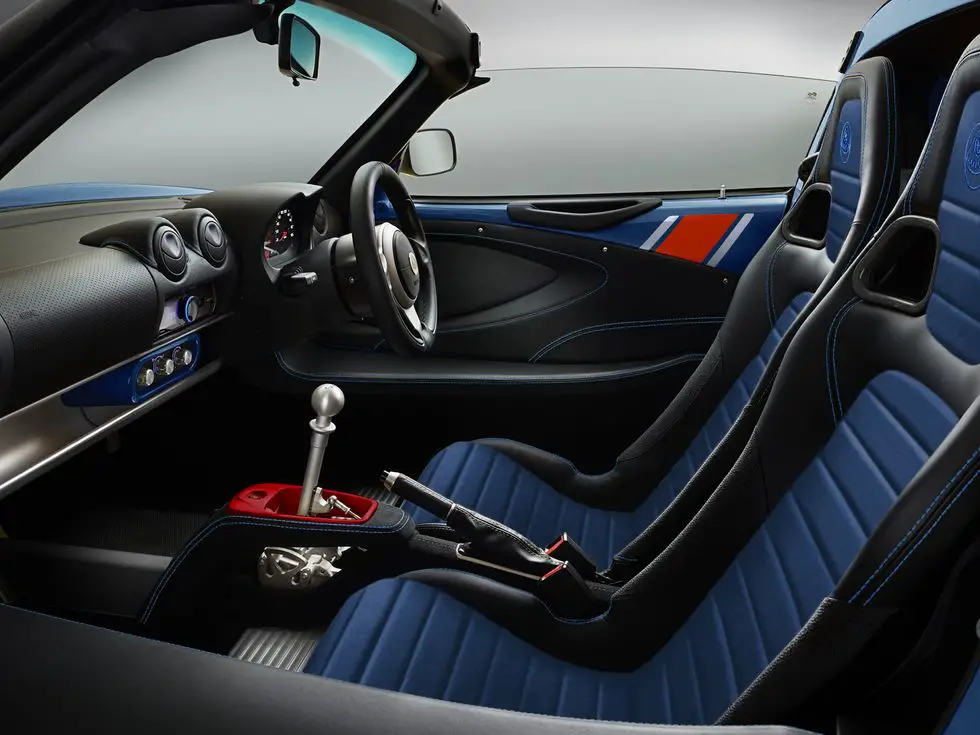 ​Lotus Elise Classic Heritage Edition: Blue, Red, and Silver