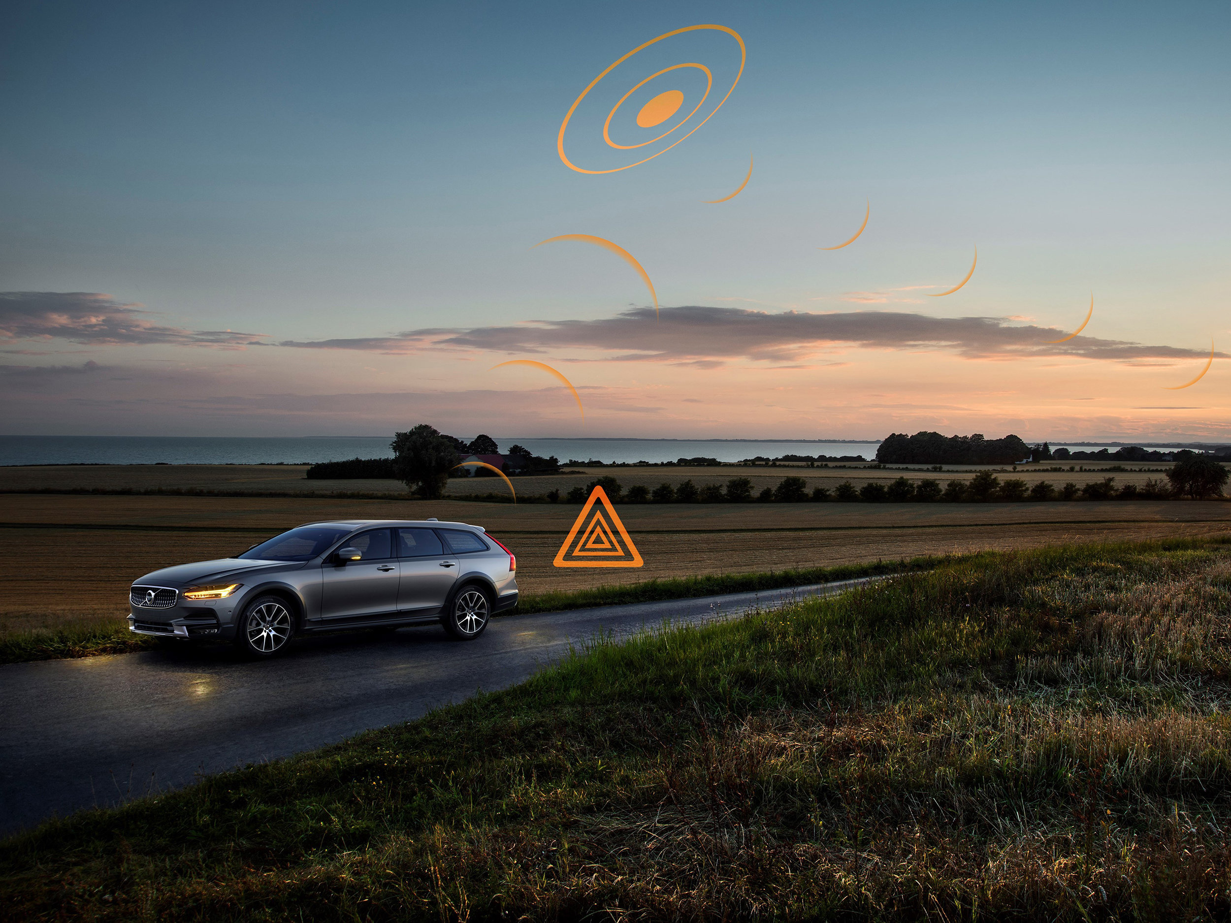 Volvo Waycare Technologies Waze safety communication