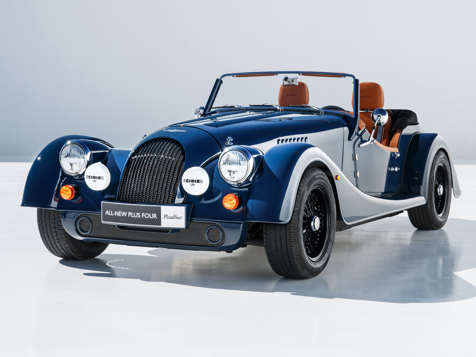 The Plus Four is Morgan's newest car, joining the Plus Six and Plus Three.