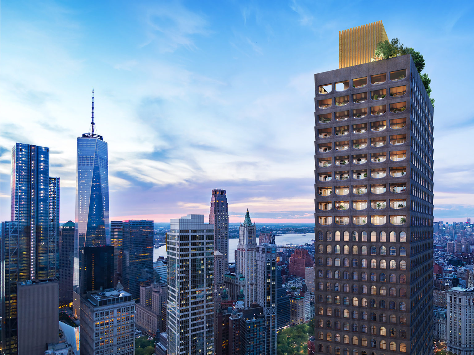The 130 William development is located in New York City.