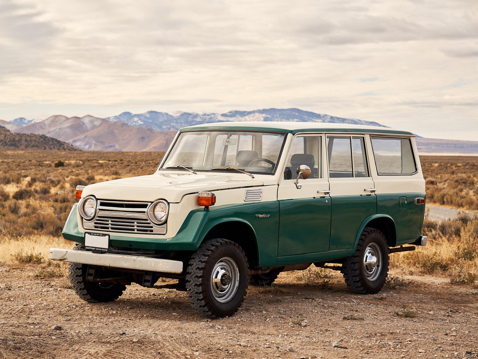 This vintage Land Cruiser is one of the most iconic models in the Toyota lineup.