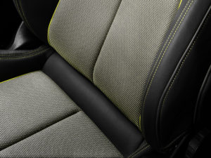 The journey from plastic bottle to seating material ends with the plastic incorporated in to the Audi A3.