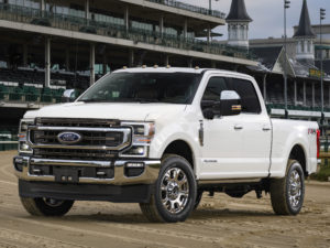 The Ford F-Series will be on display during the Kentucky Derby.