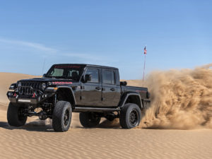 Hennessey has gussied up the Jeep Gladiator and gotten it ready for Glamis (and beyond).