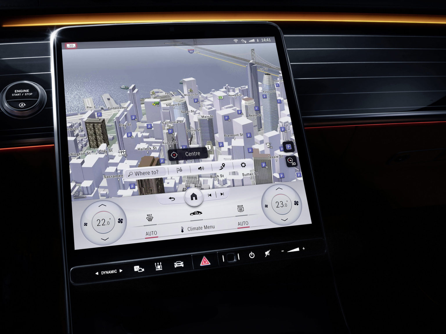 The improved MBUX system has new features for the 2021 model year S-Class.