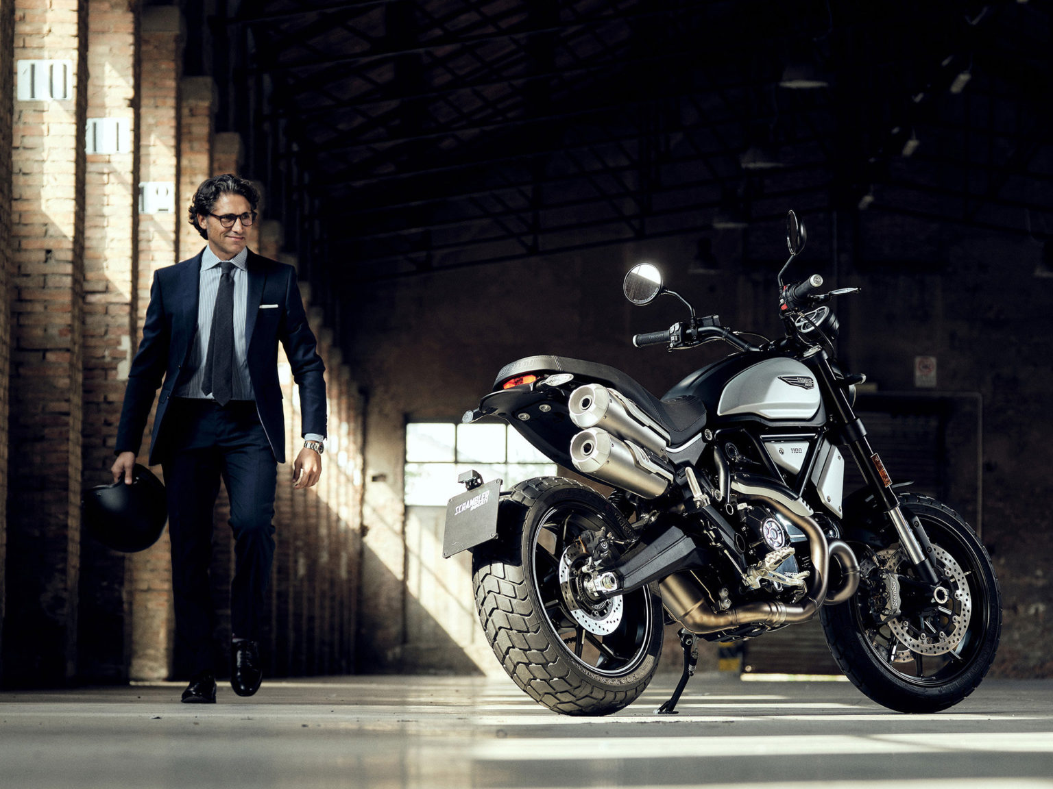 The new Ducati Scrambler 1100 Dark PRO is a blacked out jumping off point for creativity.