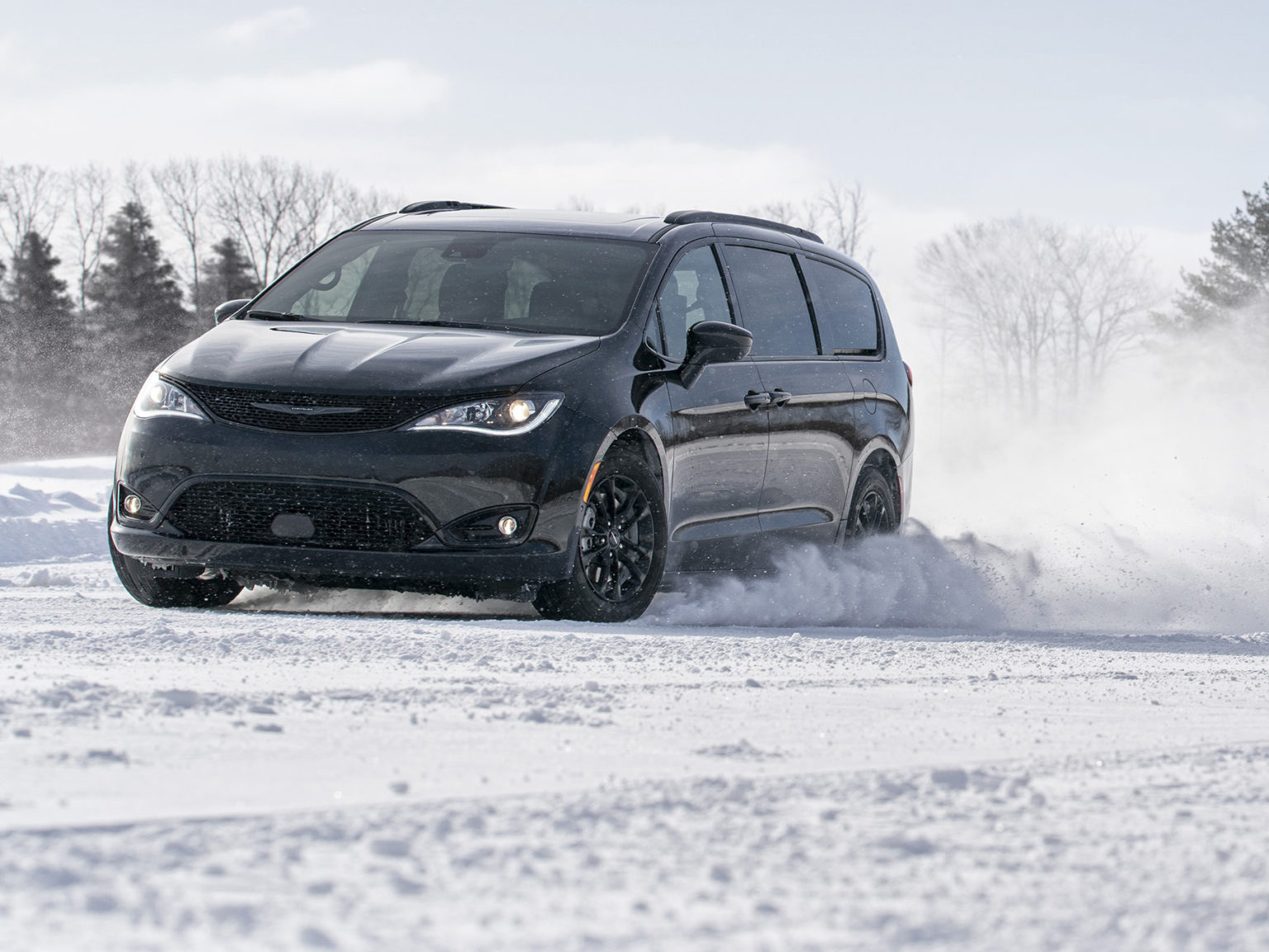 Toyota is no longer the only minivan maker to offer all-wheel drive.