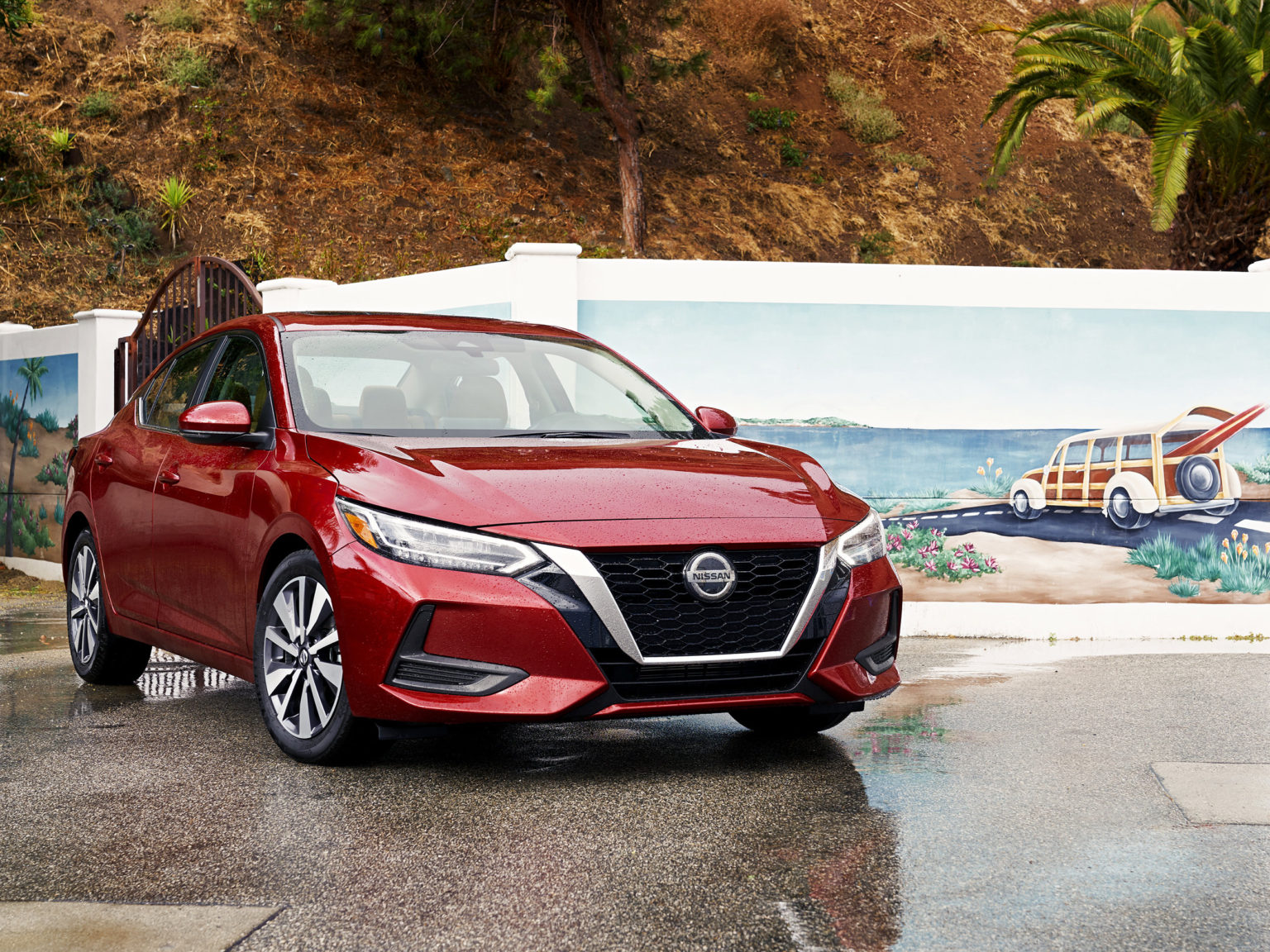 The Nissan Sentra offers the most standard safety features in its class.