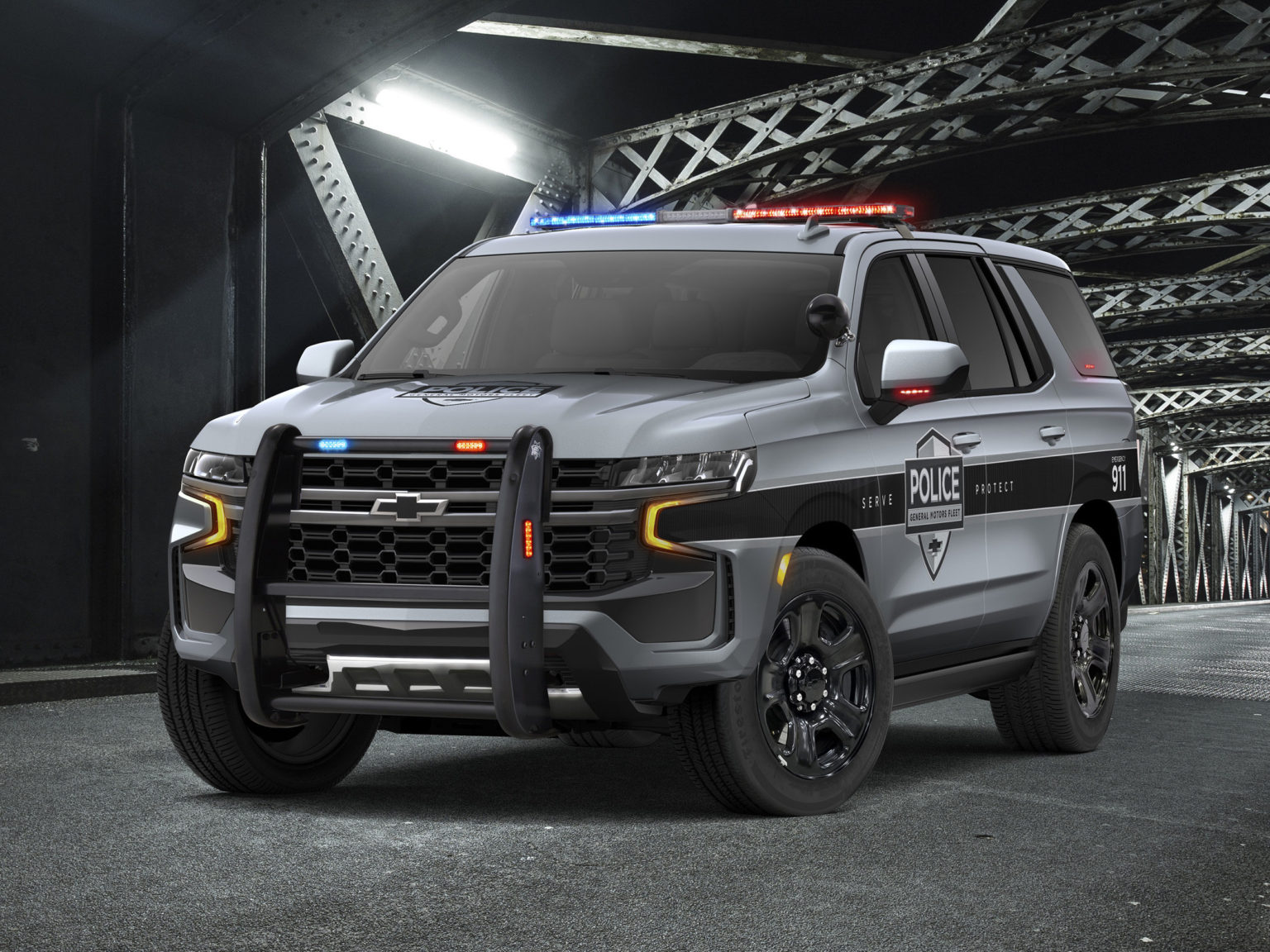 The 2021 Chevrolet Tahoe PPV builds on the traditional Tahoe Z71 trim level.