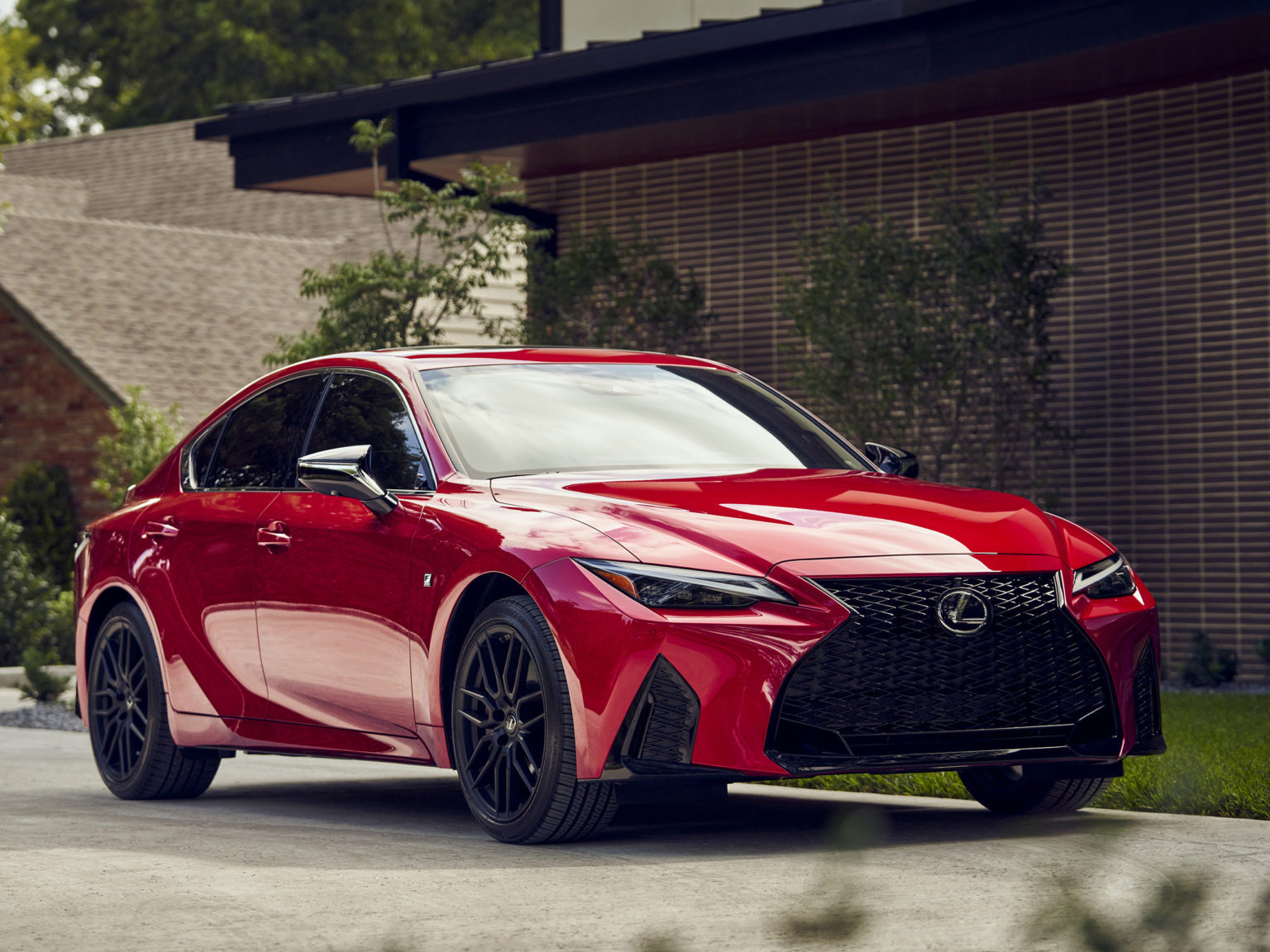 Lexus has given its IS 350 new fascia and performance chops for the 2021 model year.