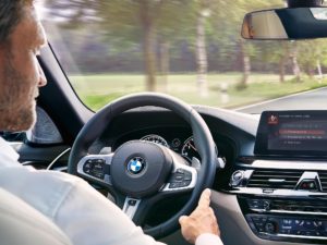 Drivers can enjoy Alexa by using simple voice commands, all while keeping their eyes on the road and their hands on the wheel.