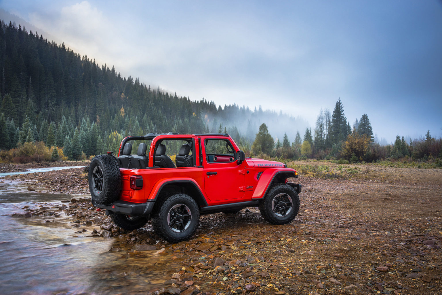 The Jeep Wrangler is able to conquer some of the toughest terrain passable by motor vehicle.