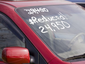 Ford, Toyota, Honda, and Nissan dominate these used car listings.