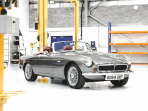 The RBW EV Roadster is based on the MGB Roadster of the 1960s, but all new and complete with an electric powertrain.