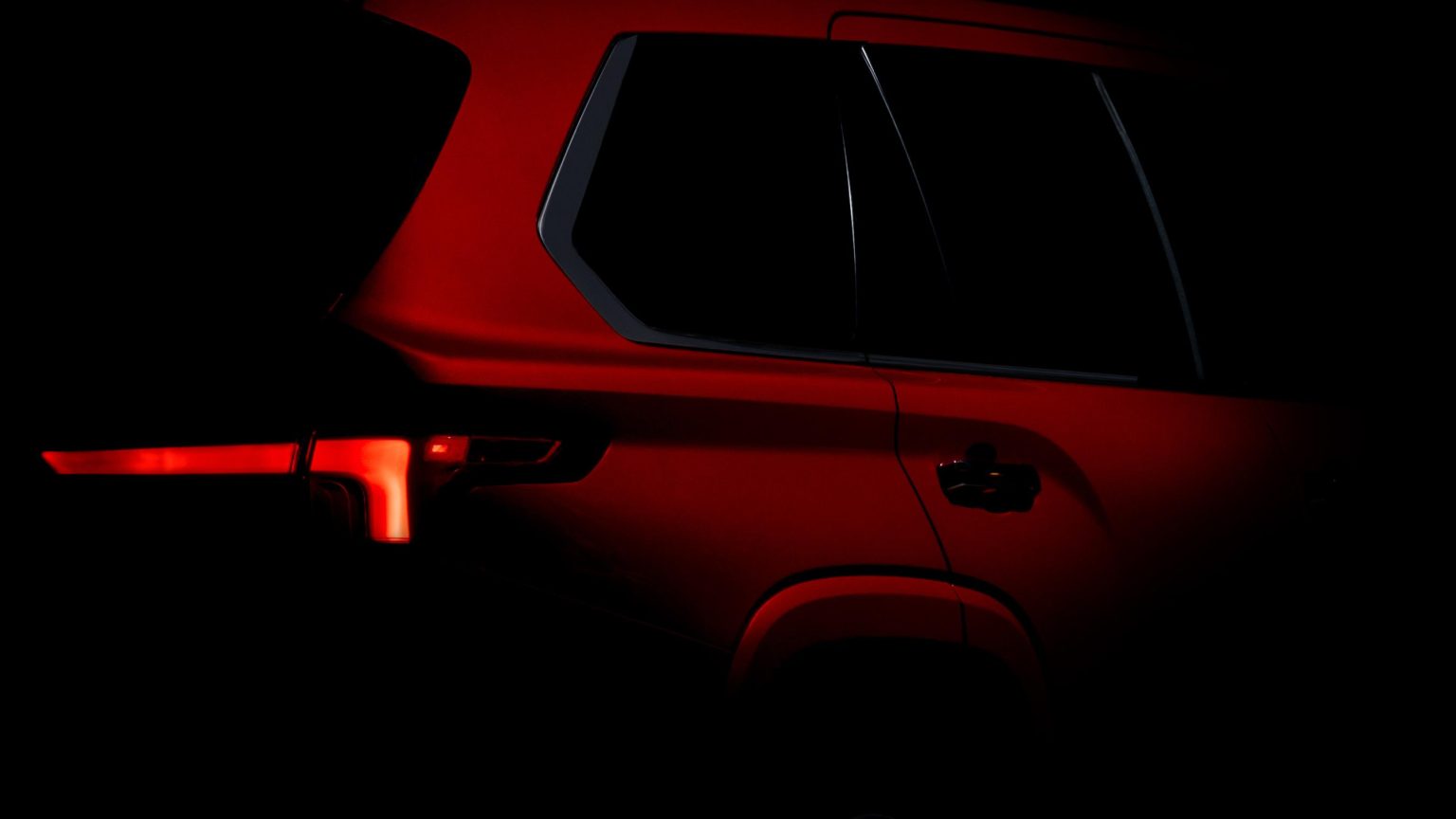 The teaser image gives zero detail on the new SUV.