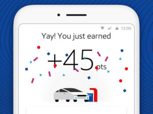 Exxon Mobil Rewards App customers can see just how many rewards they're earning one their app screen.