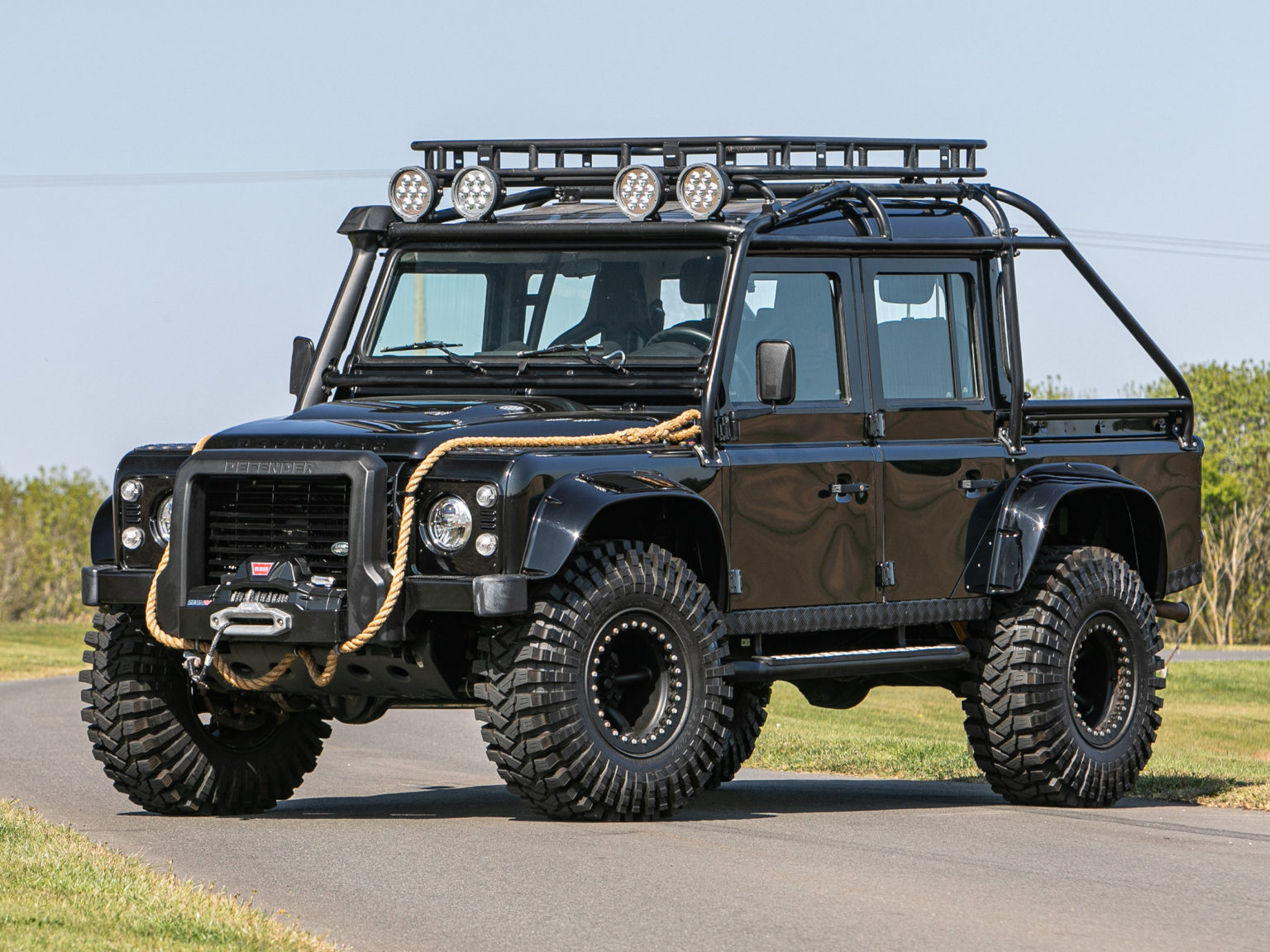 Silverstone Auctions will have this 2015 Land Rover Defender used in the movie "Spectre" cross the block in May.