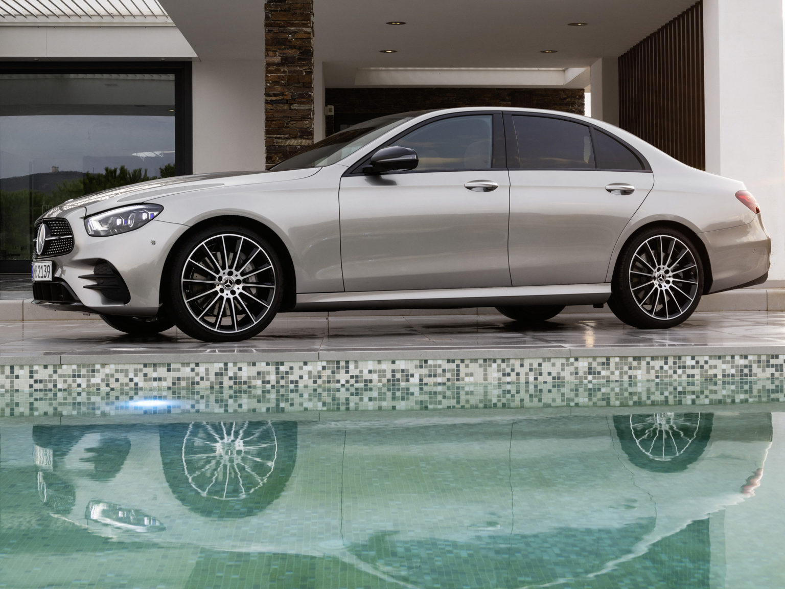 The refreshed E-Class features a strong stance, modern features, and new styling.