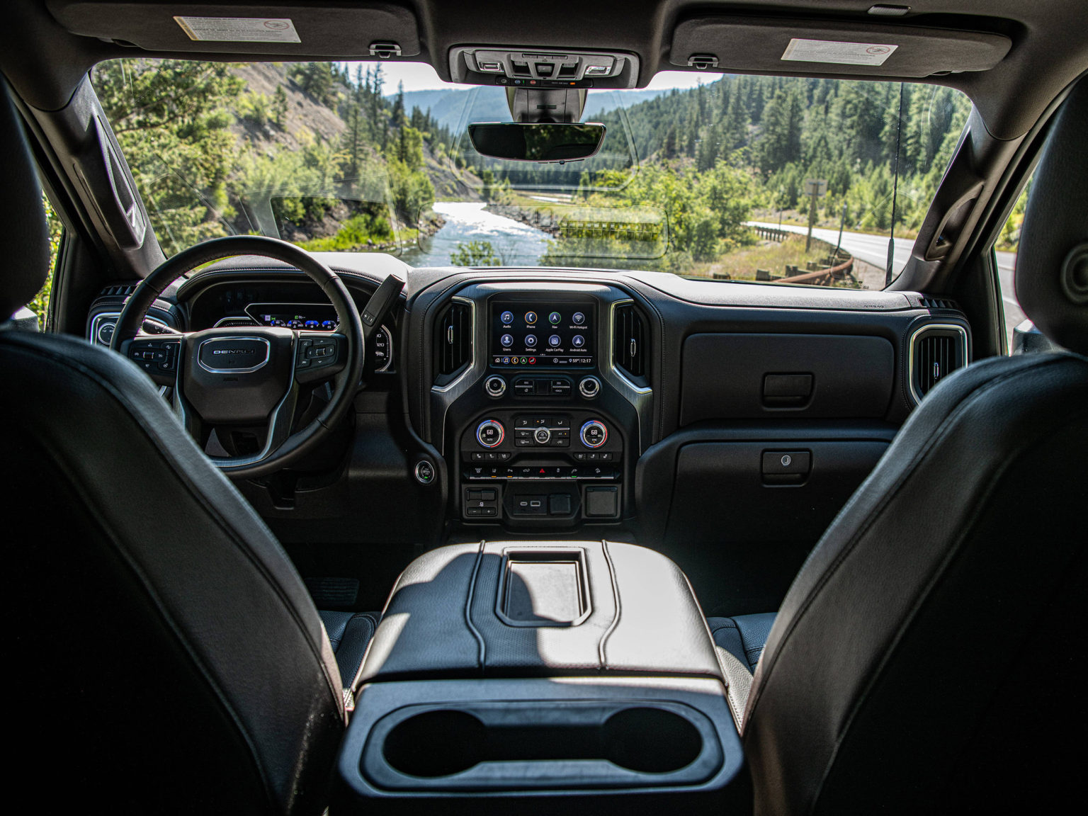 The GMC Sierra HD is one of the many trucks on this list with a high-class interior.