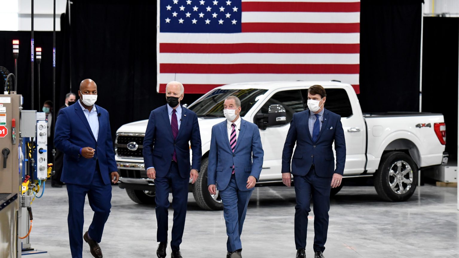 President Joe Biden visited Ford Motor Company’s Dearborn plant today