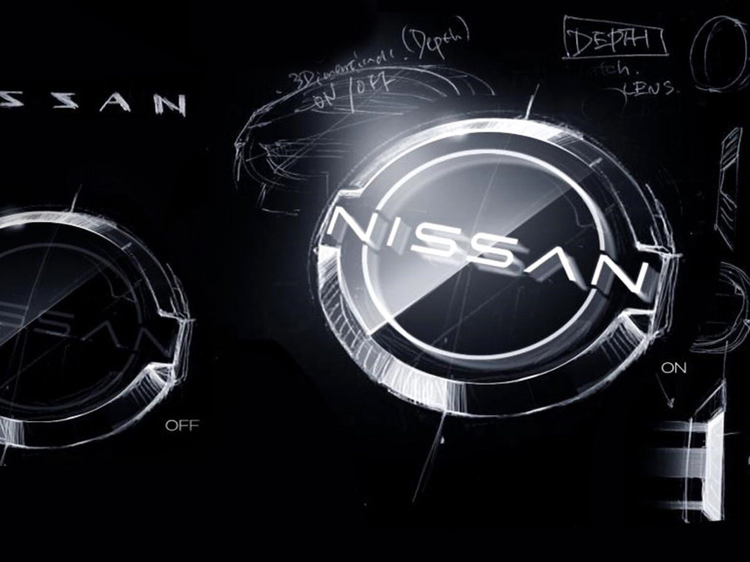 Nissan’s design team spent years crafting the new logo
