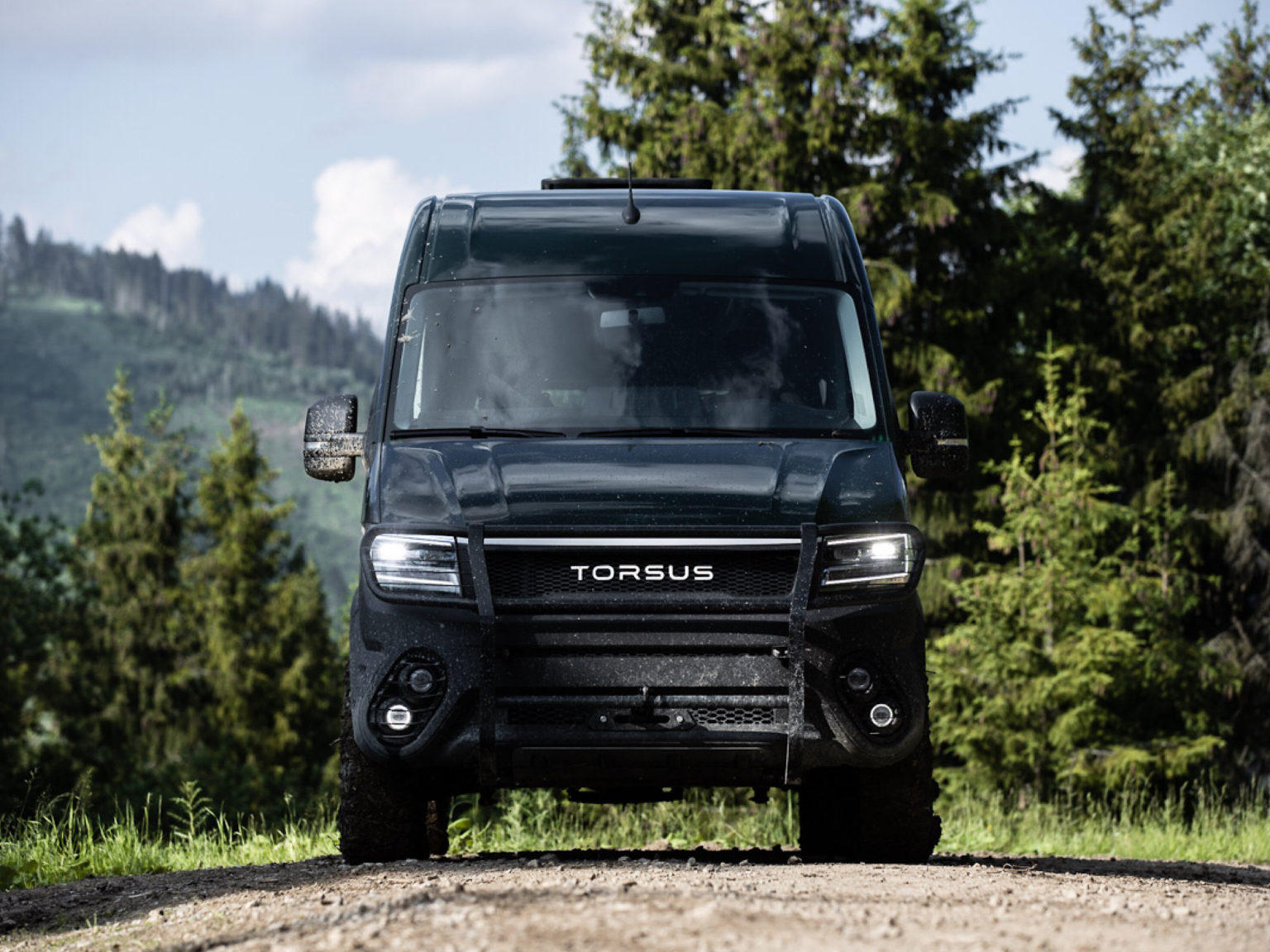 The Torus Terrastorm is designed to be nearly as off-road capable as a Jeep Wrangler.