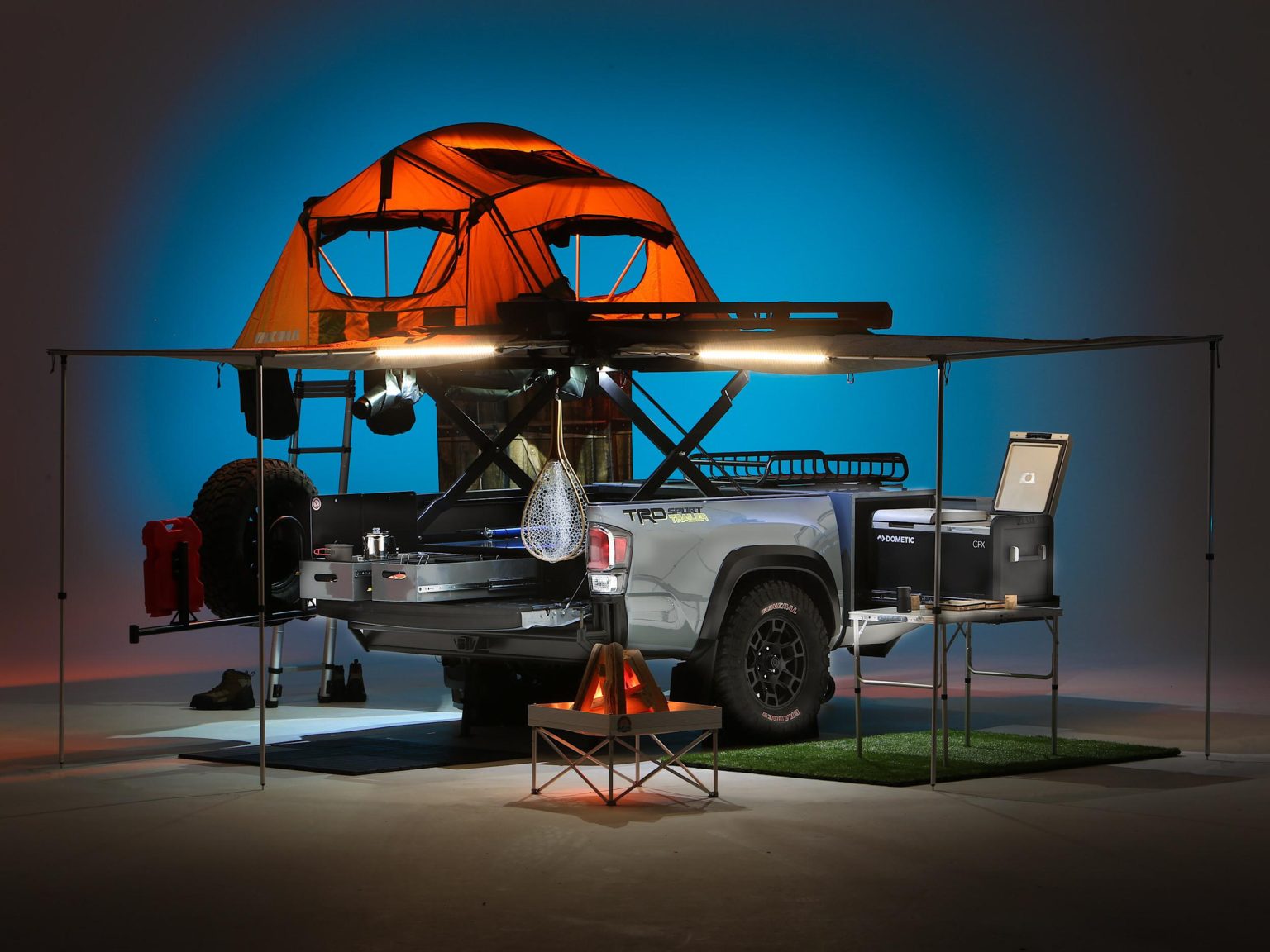 The Toyota TRD Sport Trailer is a extreme base camp trailer for overlanding enthusiasts.