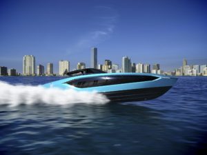 Lamborghini partnered with The Italian Sea Group to craft a group of customizable boats.