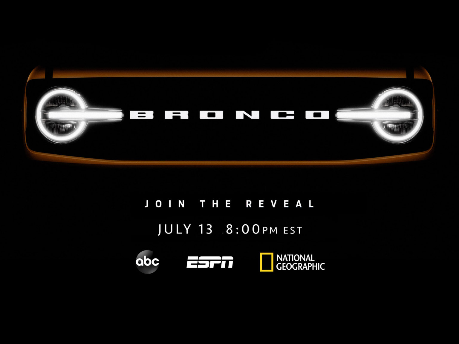 Disney's family of channels will feature the Bronco and Bronco Sport as part of a large debut announcement.