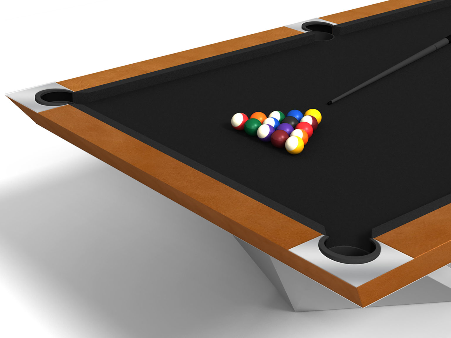 11 Ravens offers a Stealth line pool table for their customers and an exclusive model for Rolls-Royce customers.
