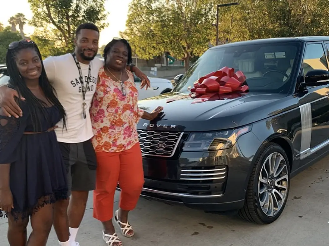 Toronto Raptors star Normal Powell surprised his mom with a Land Rover Range Rover.