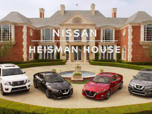 The Heisman House celebrates 10 years of advertising glory this year.