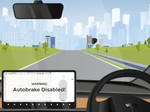 A new game tests human reaction time versus the Autobrake system in a Tesla.