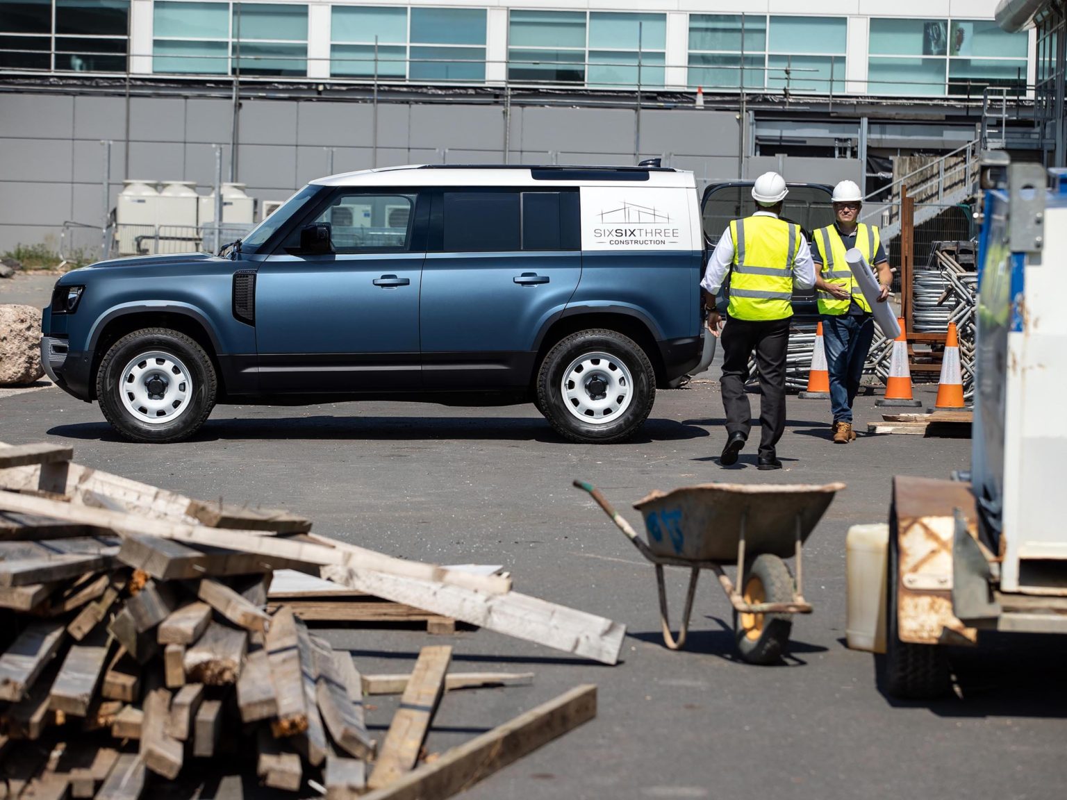 The Land Rover Defender Hard Top is designed to help with fleet tasks.