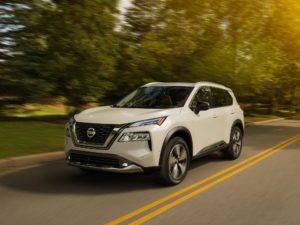 The 2021 Nissan Rogue is made from recycled aluminum.