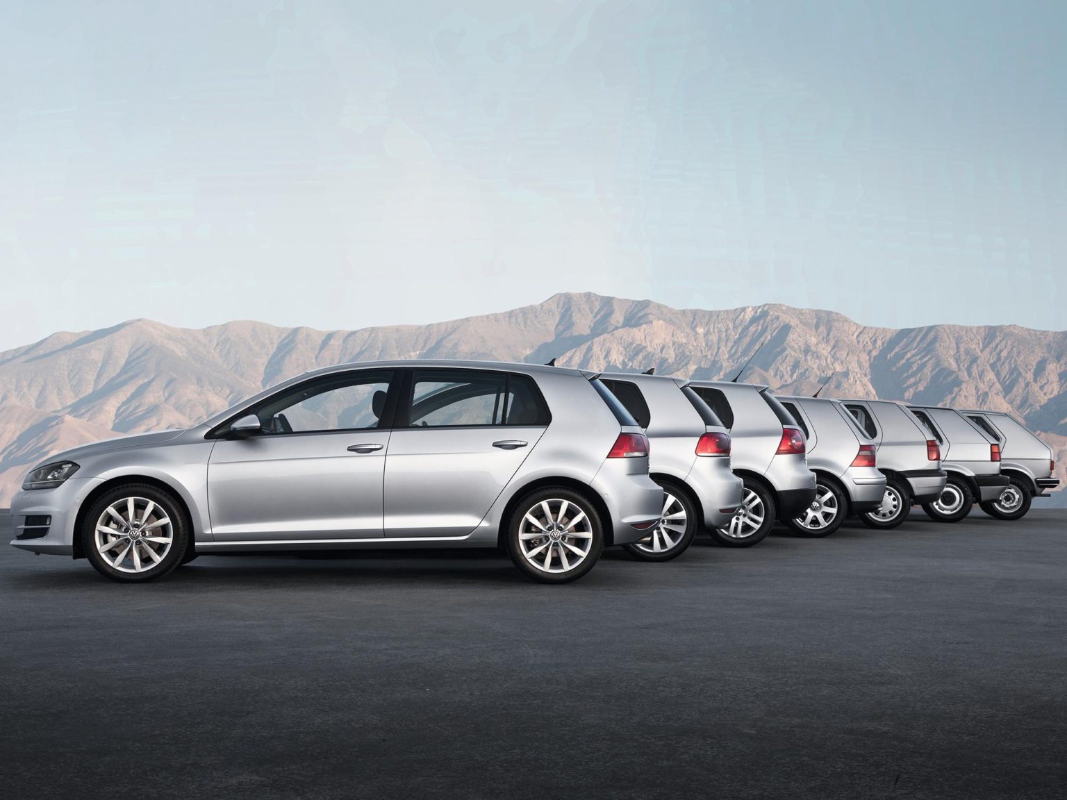 Volkswagen has sold seven generations of the Golf in the U.S.