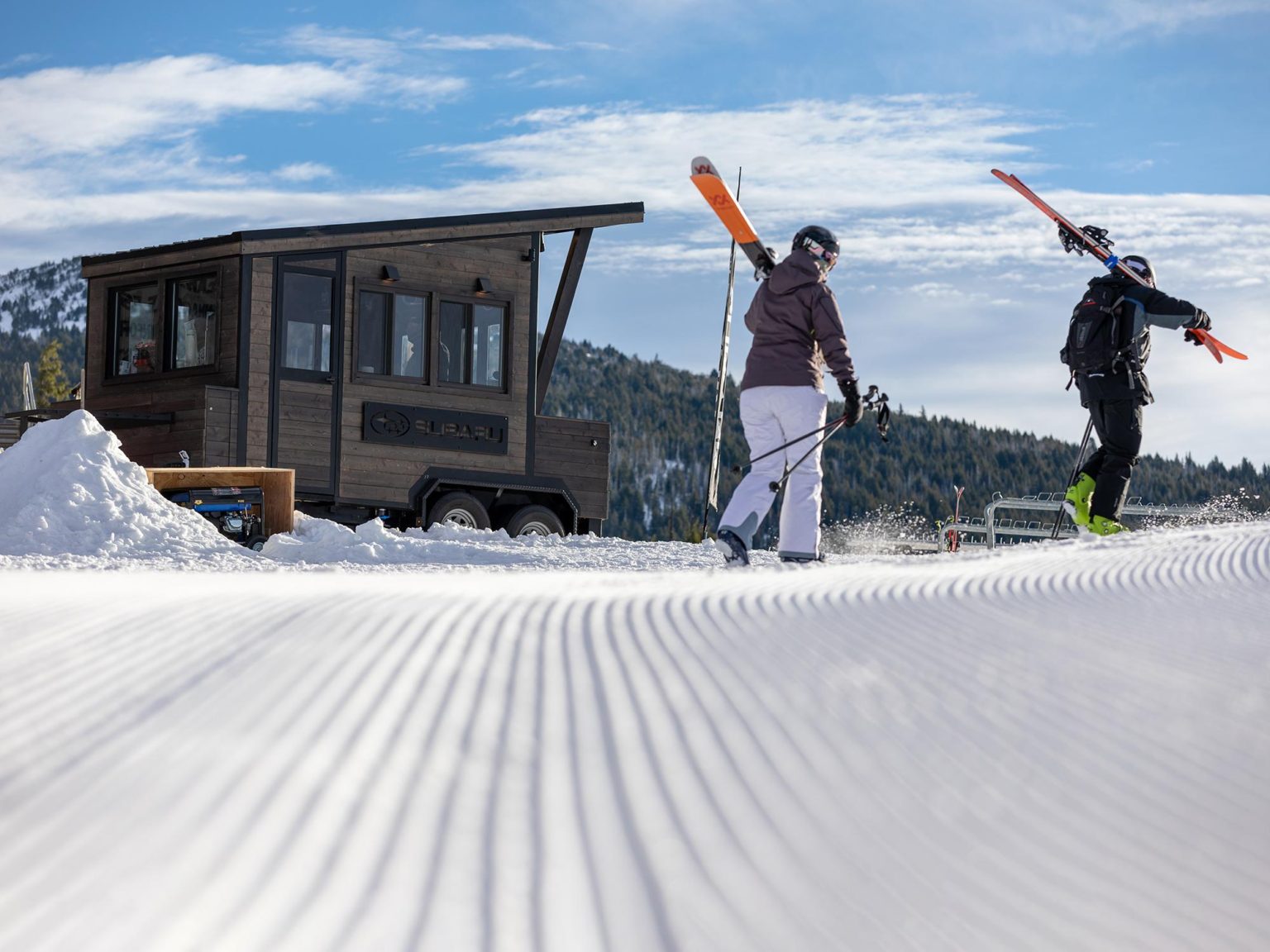 Subie Shacks dot the landscape at ski resorts nationwide.