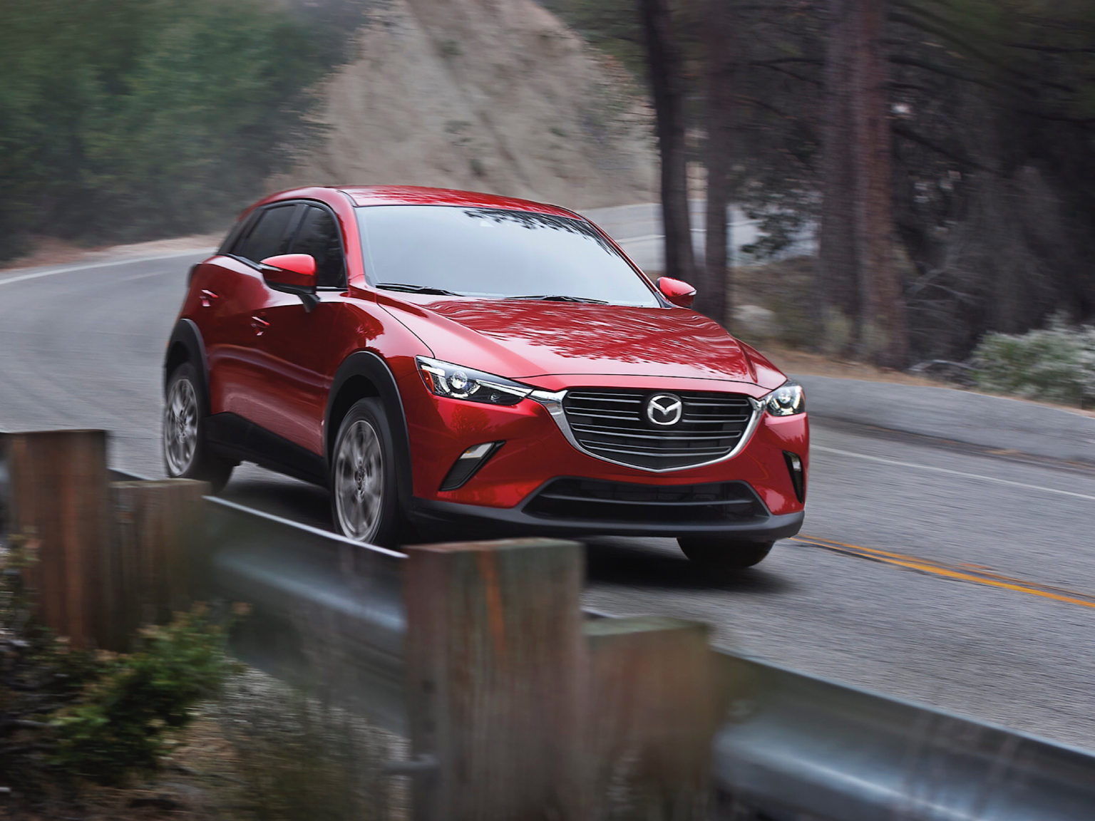 The Mazda CX-3 remains mostly unchanged for the 2021 model year