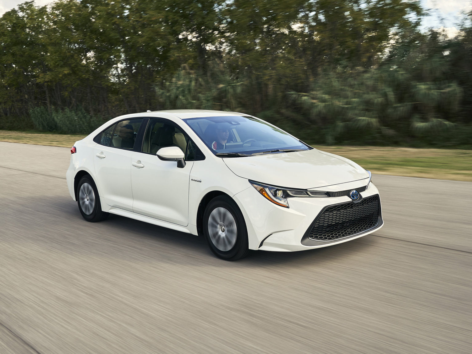 The Toyota Corolla Hybrid is surprisingly fuel-efficient and cheap.