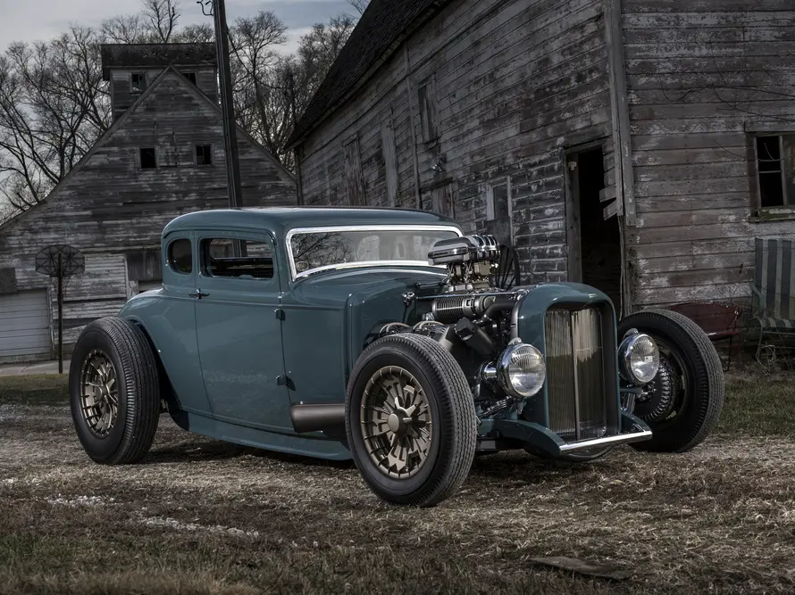 This refreshed Model A hot rod was sold at the Barrett-Jackson Scottsdale Auction.