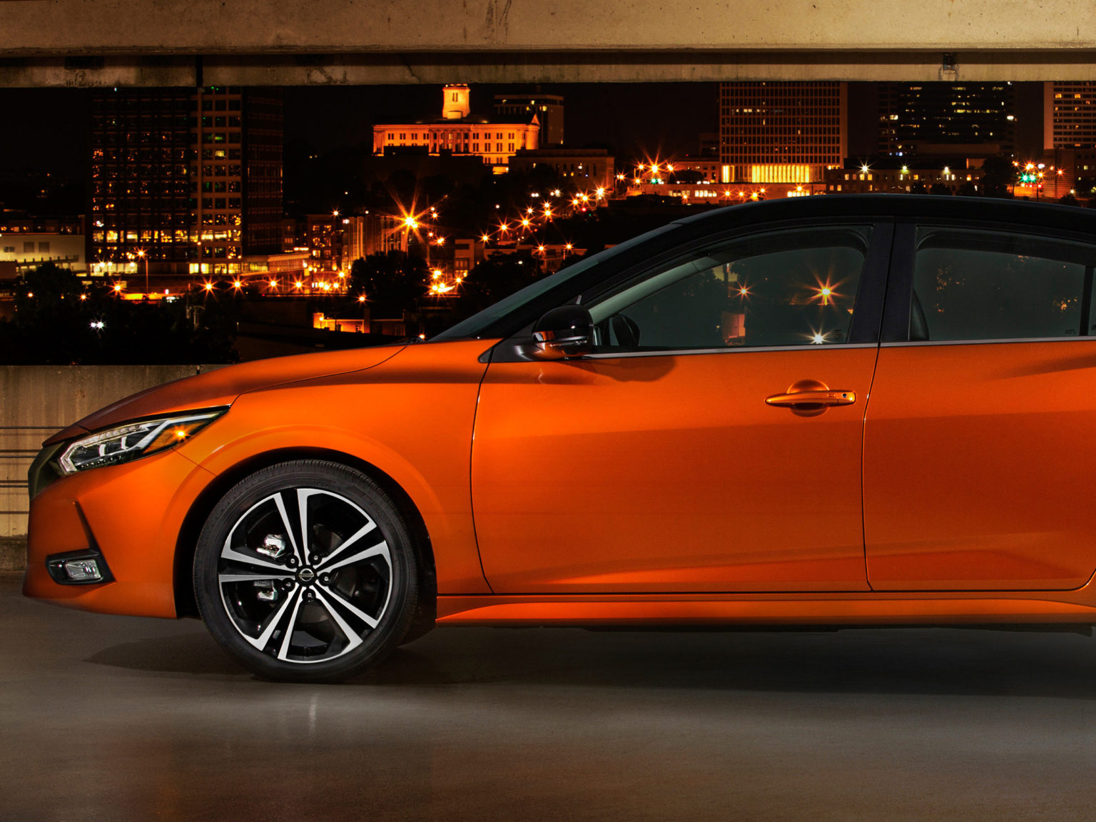 The current orange in Nissan's lineup was developed to coincide with the launch of the Sentra SR.